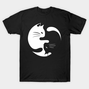 Cat Yin and Yang T-Shirt